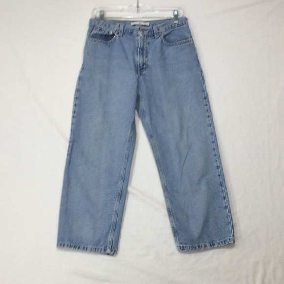 Tommy Hilfiger Light Blue Denim Jeans Capris, sz 6 - Picture 1 of 12